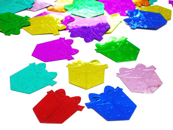 Metallic Gift Box Confetti